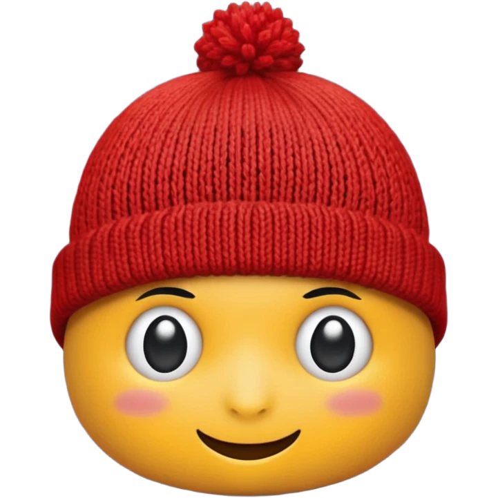  A only red hat emoji
