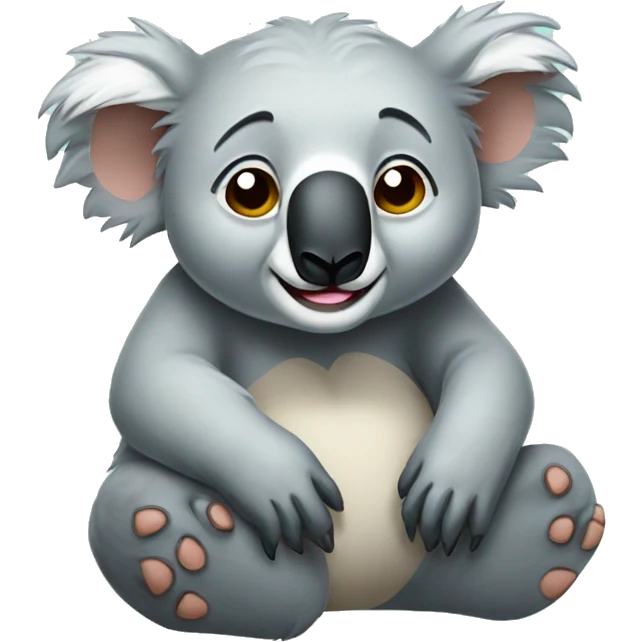 lazy koala emoji