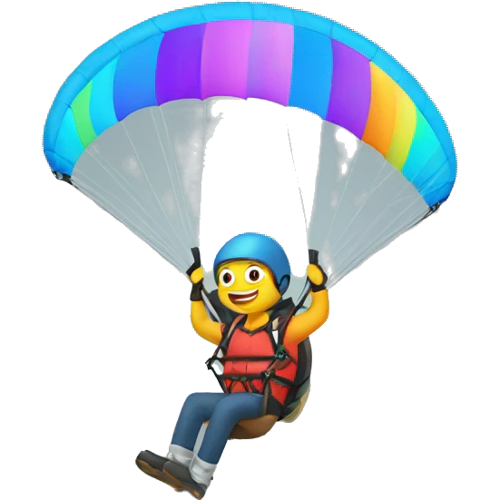 paragliding emoji