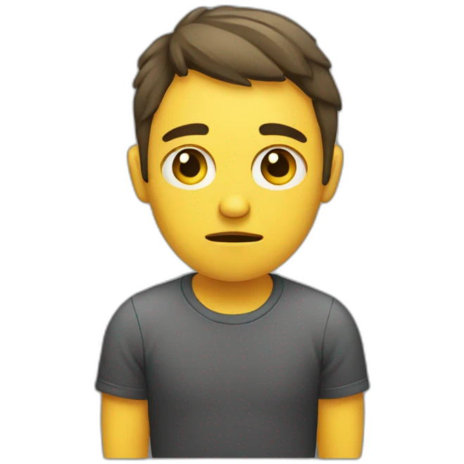 sad web developer emoji