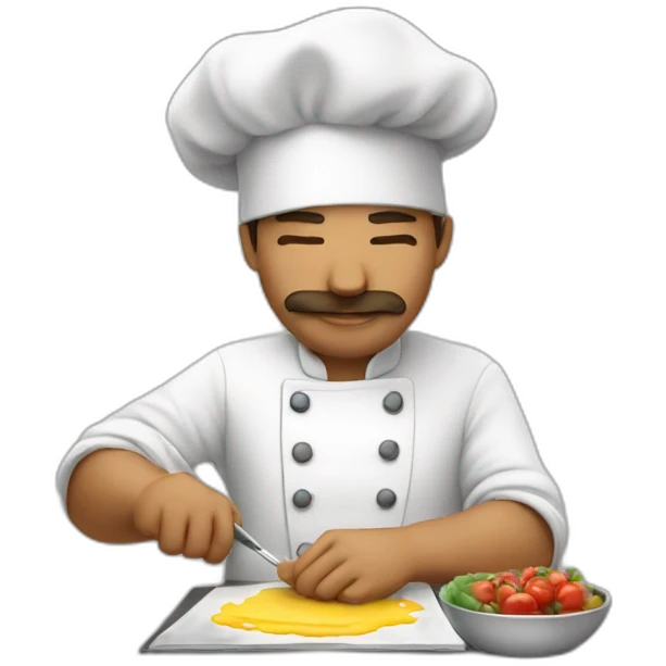 chef writing emoji