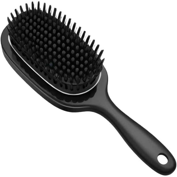 Black emi jay hairbrush  emoji