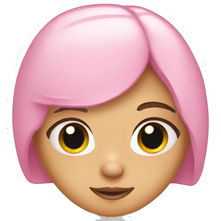 make it a girl show only face  emoji
