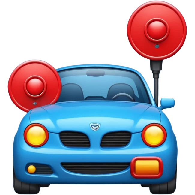 SIRENA DE CARRO DE POLICIA  emoji