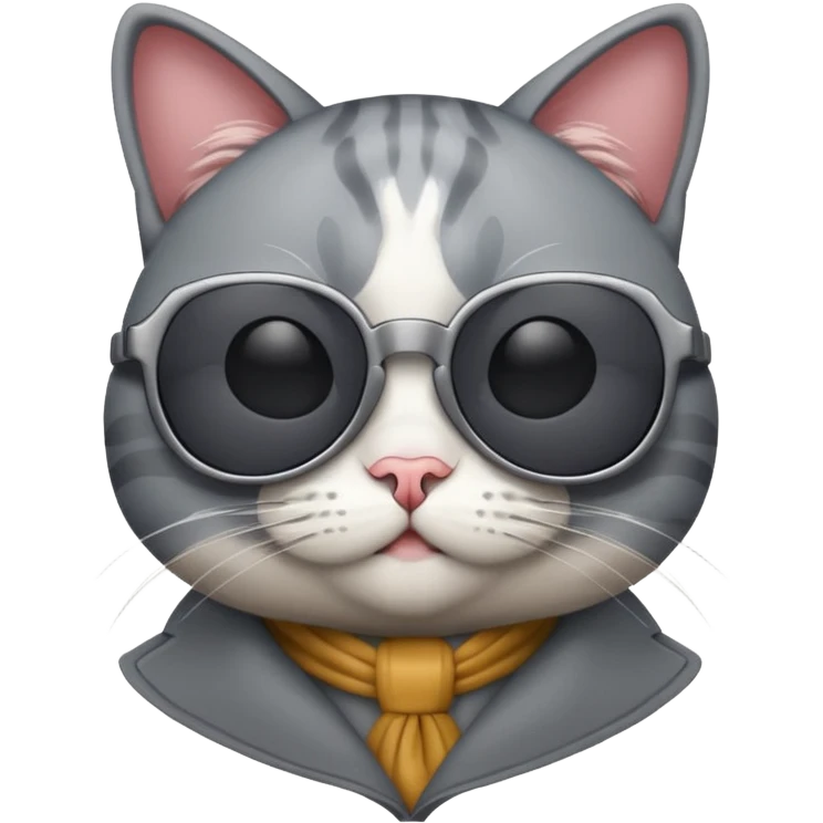 Cat wearing sunglasses emoji