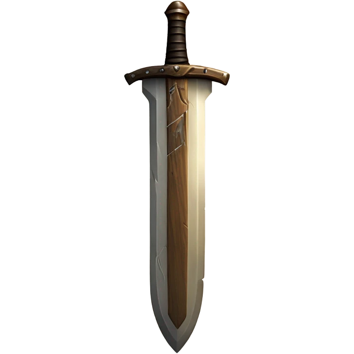 Snapped Wooden sword emoji