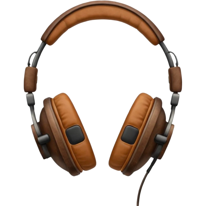vintage headphone emoji