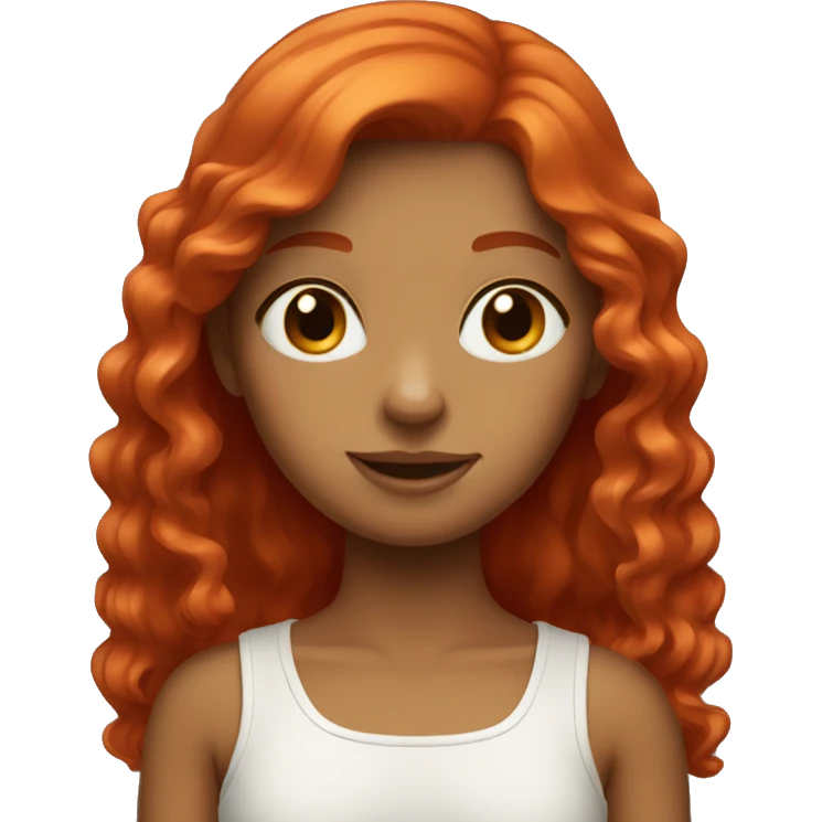 Red head girl emoji