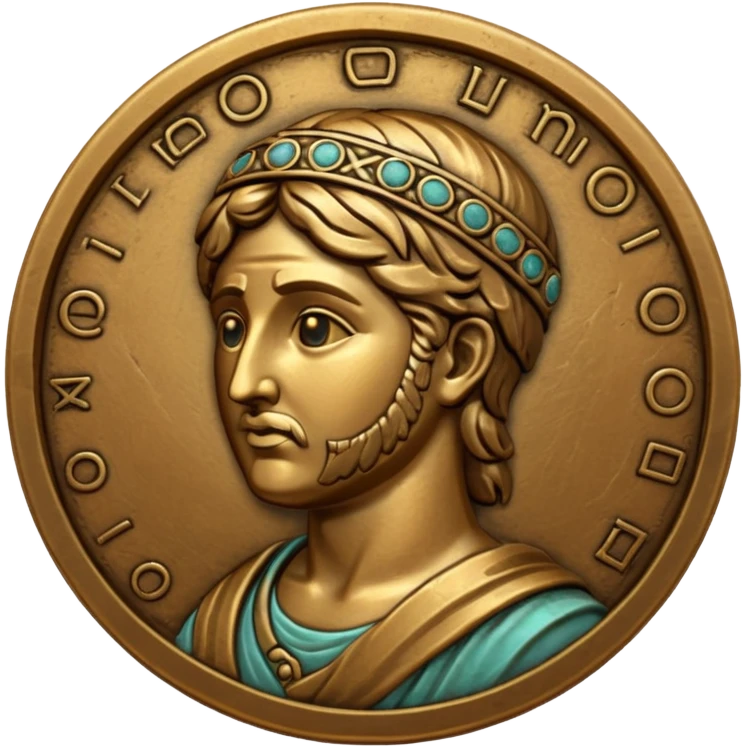 Ancient coin emoji