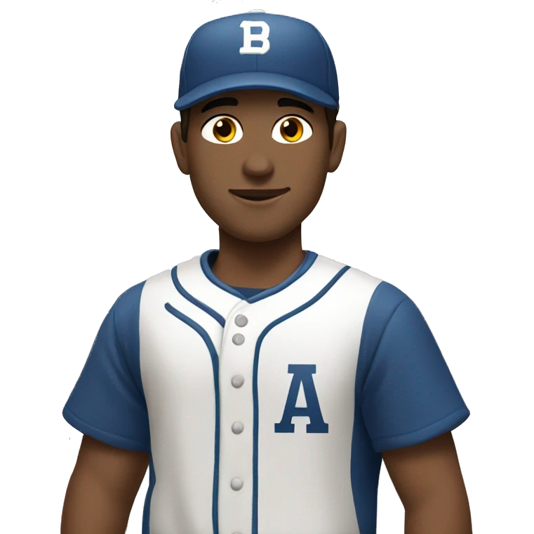 Baseball teen boy brunette emoji
