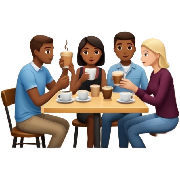 brunch coffee shop emoji