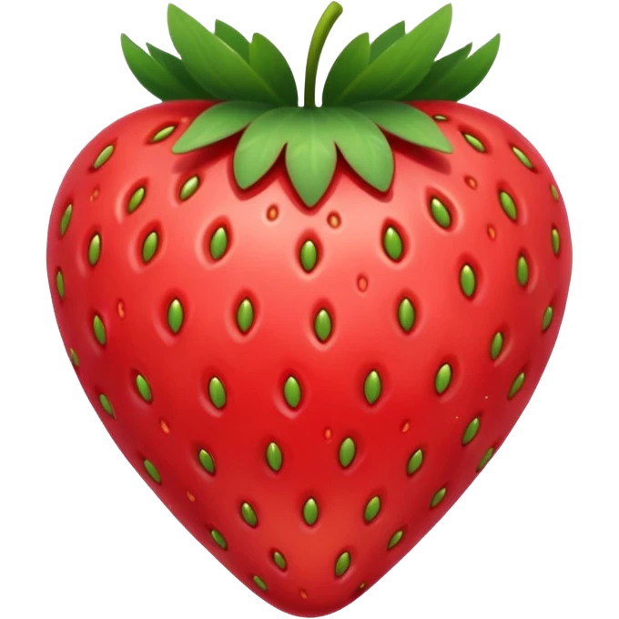 Strawberry with heart emoji