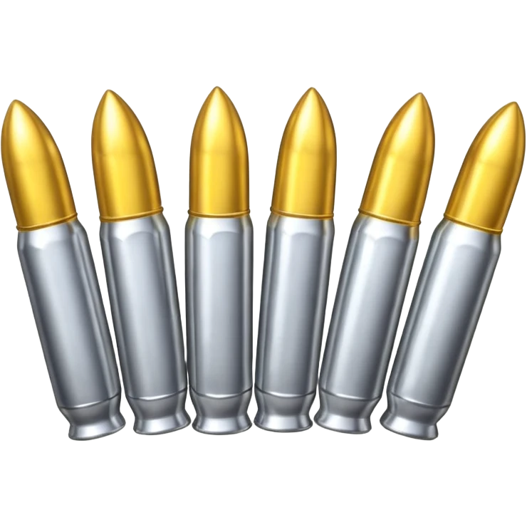 five bullets an the fith one of another color emoji