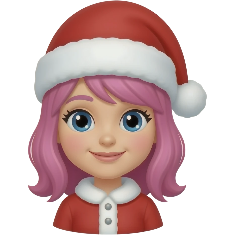 Xmas Pink emoji emoji