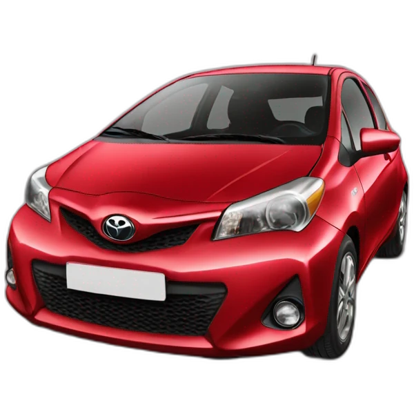 Toyota yaris rojo emoji