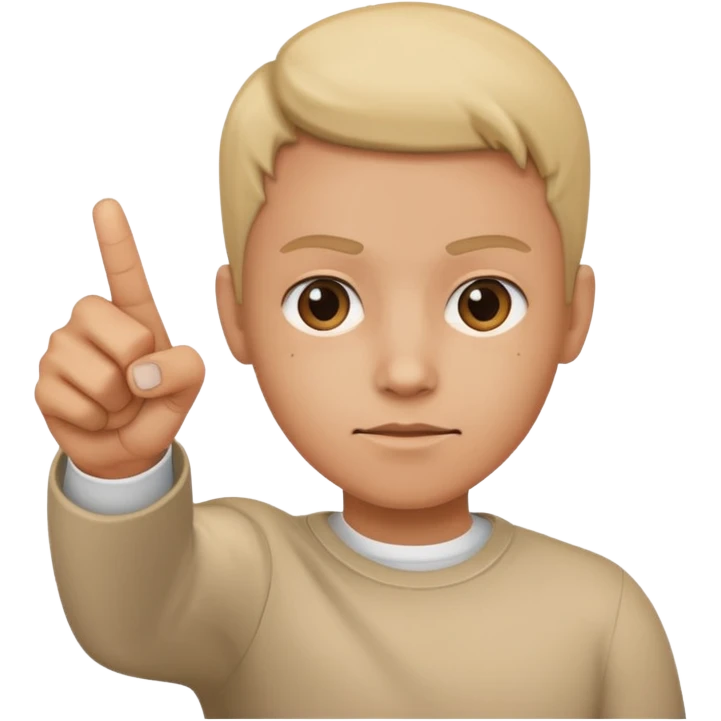 POINTING FINGER DIRECTLY TO CAMERA emoji