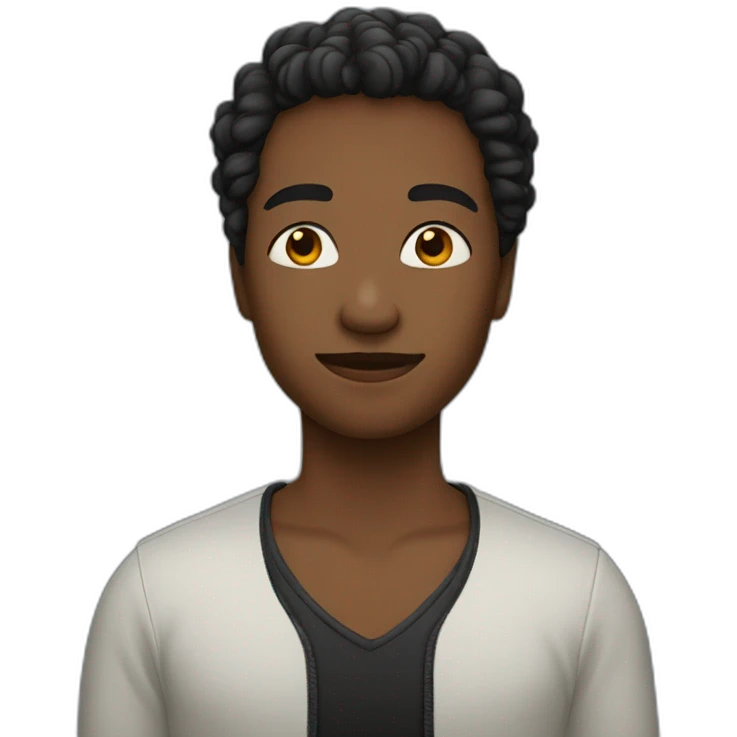 Una cinta negra en una cruz emoji