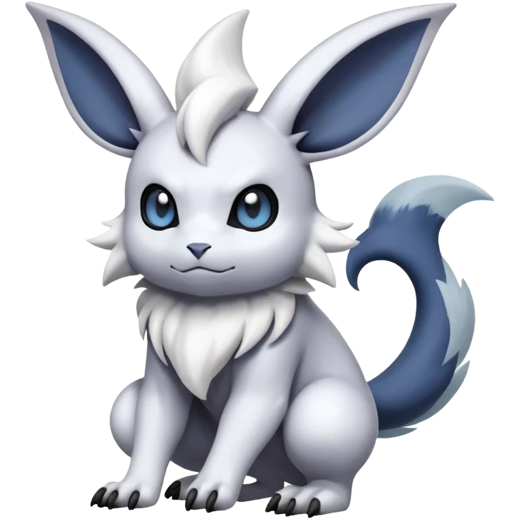Mewostic-Absol-Minccino-Pokémon-Fakémon-hybrid-creature (full body) emoji