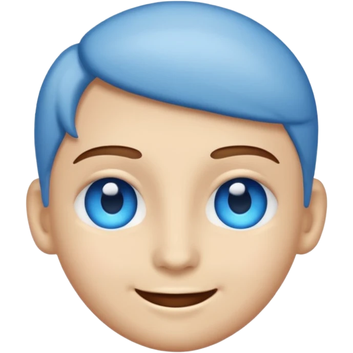 Este emoji con los ojos azules 😍 emoji