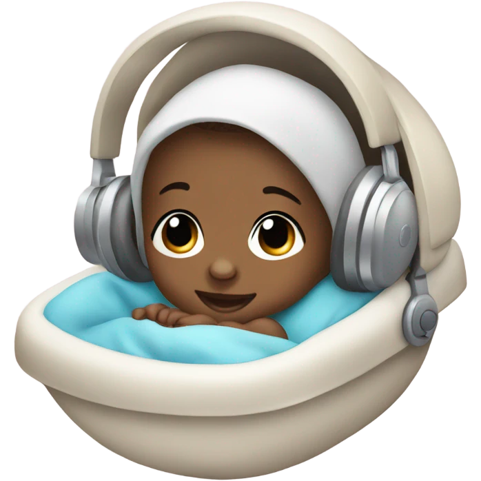 Newborn baby dj emoji