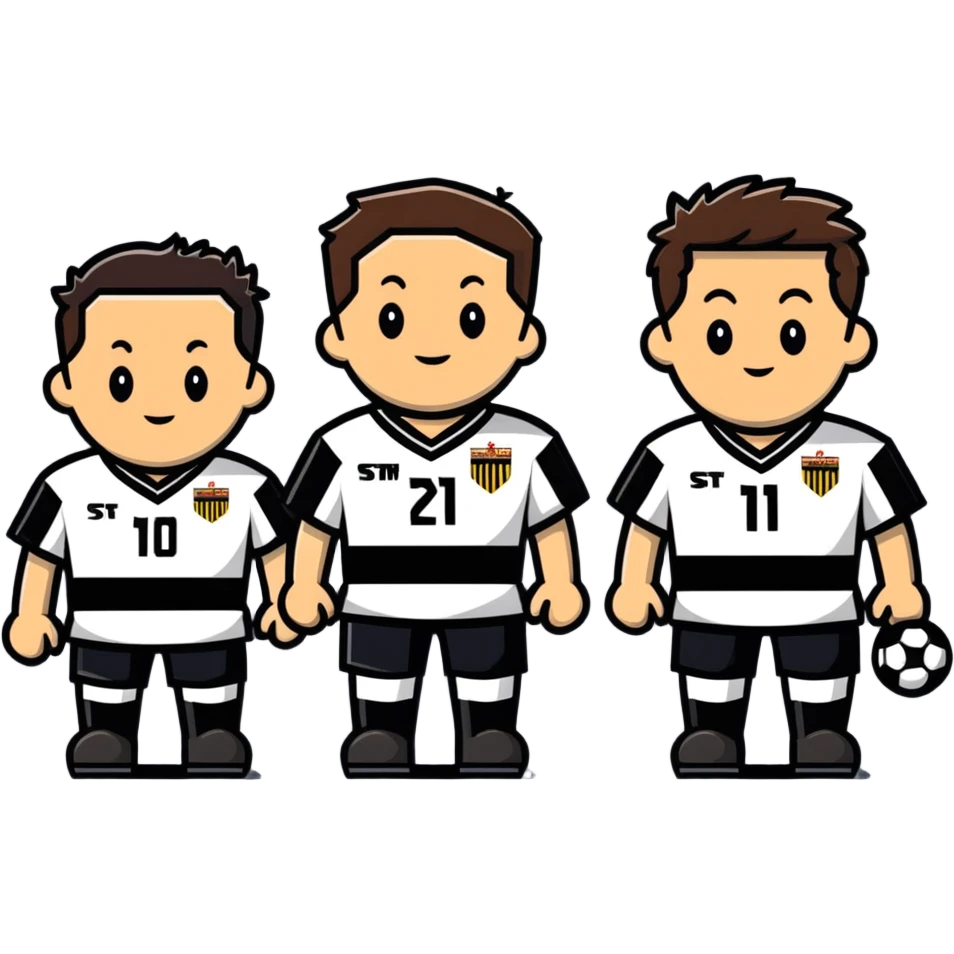 group of Bastard München players from Blue Lock anime emoji