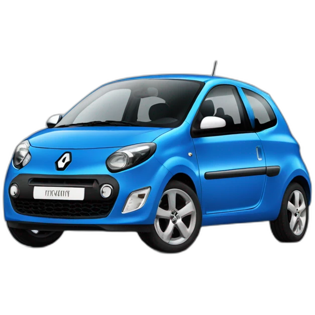 Renault Twingo 2013 blue car emoji