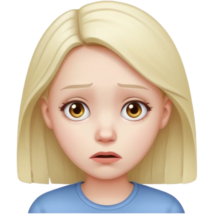 stress girl emoji