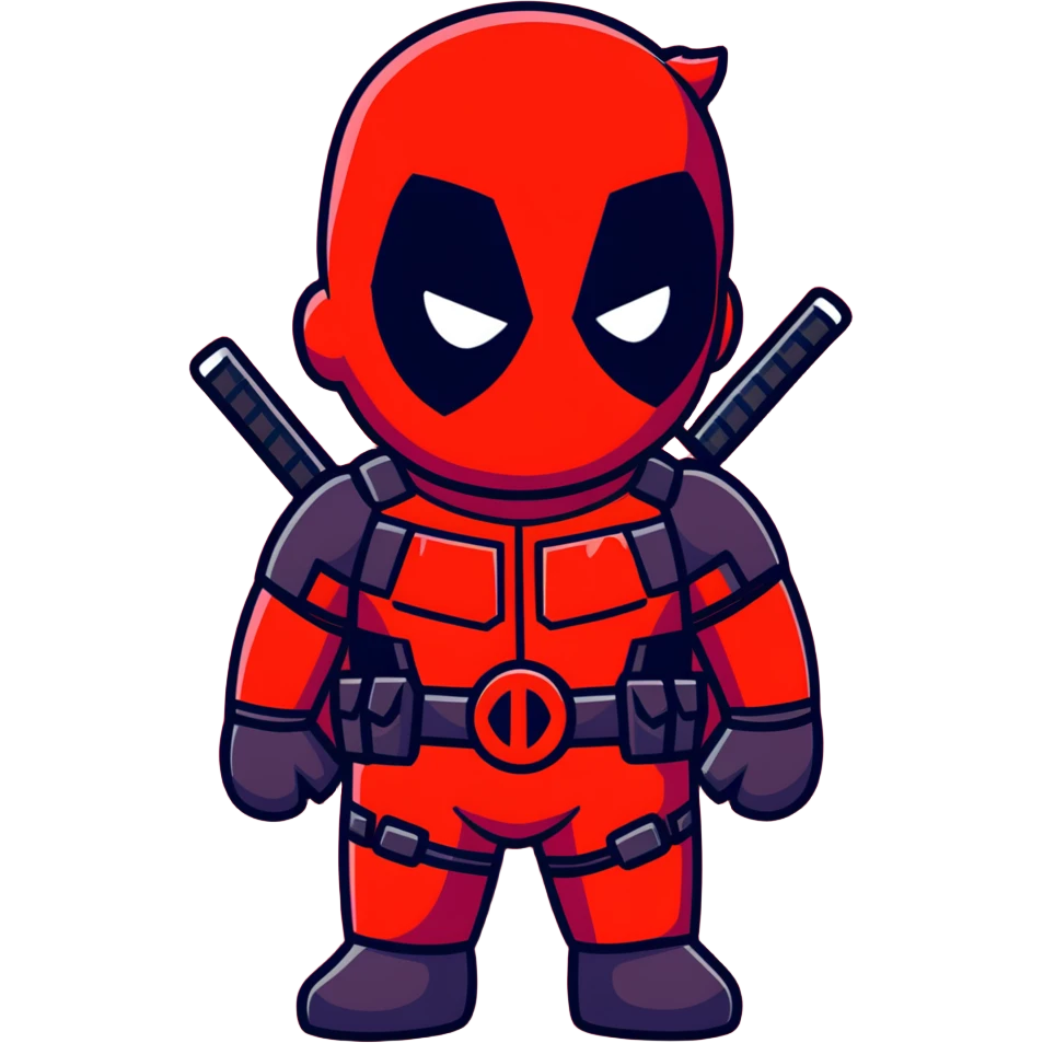 deadpool superhero emoji