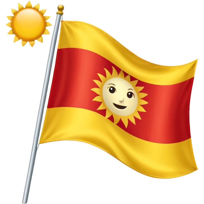 Ezidisch flag as an Emoji emoji
