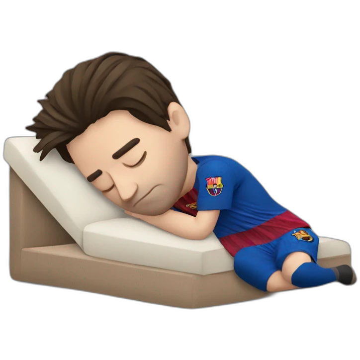Lionel messi sleeping emoji