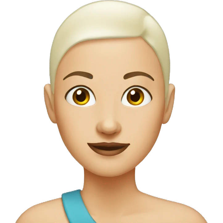 bald women emoji