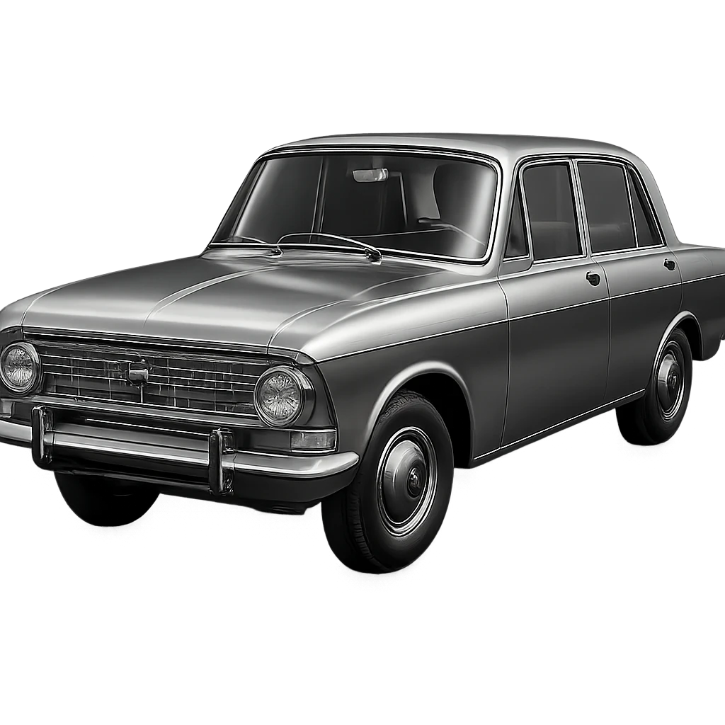 Soviet car, metal, shine emoji