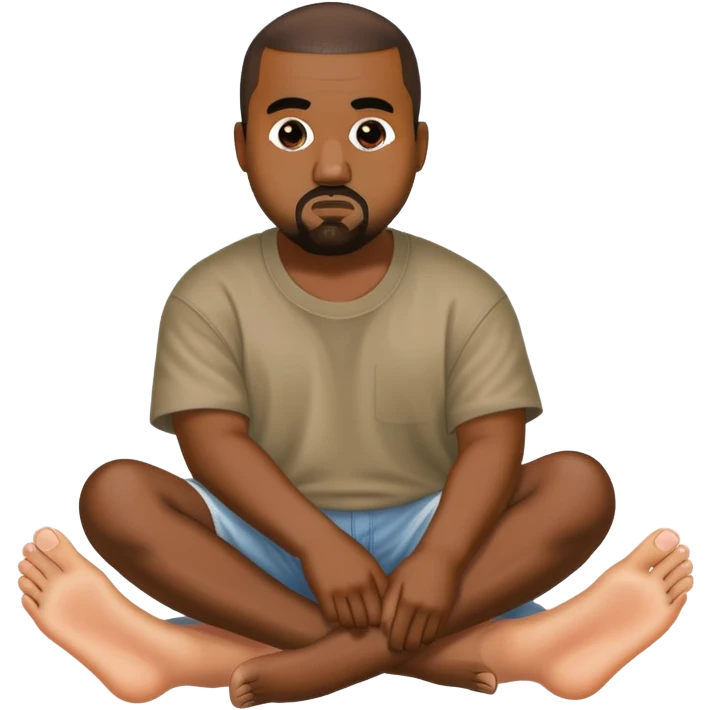 Kanye toes emoji