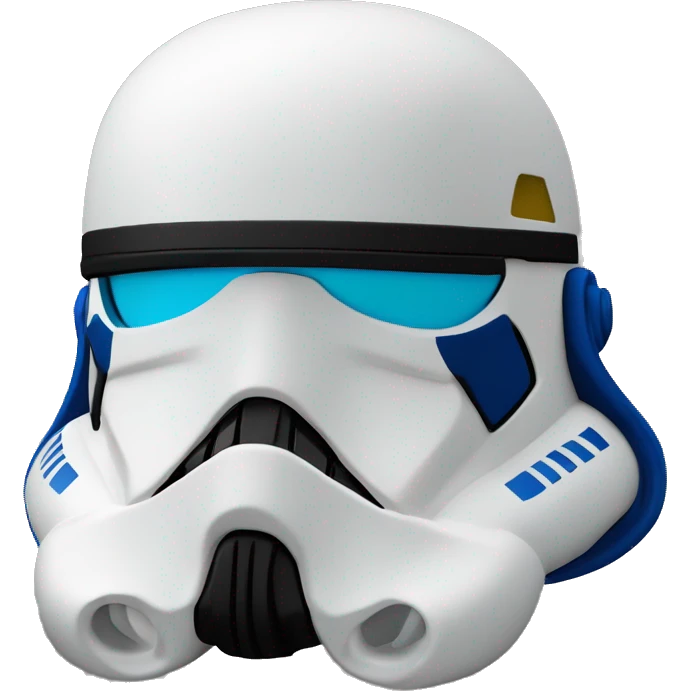 Darktrooper pearl-blue Card stock Papercraft fr-s racecar emoji