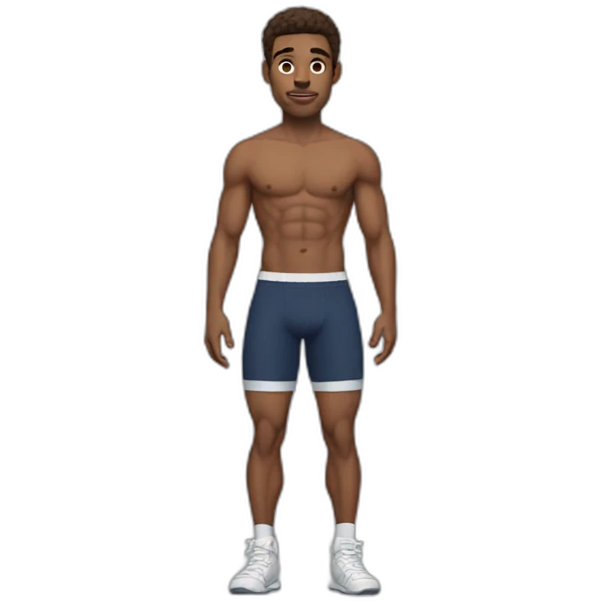 jock with skinny legs emoji