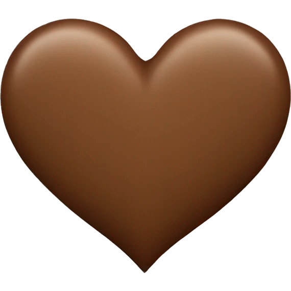brown heart emoji