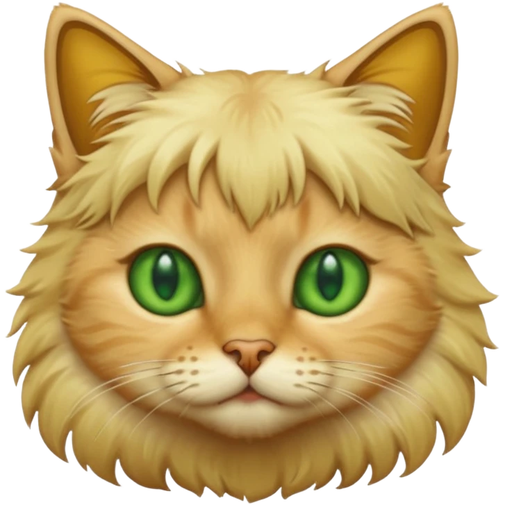 blonde hair cat emoji