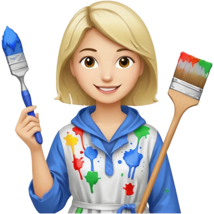 woman painter emoji