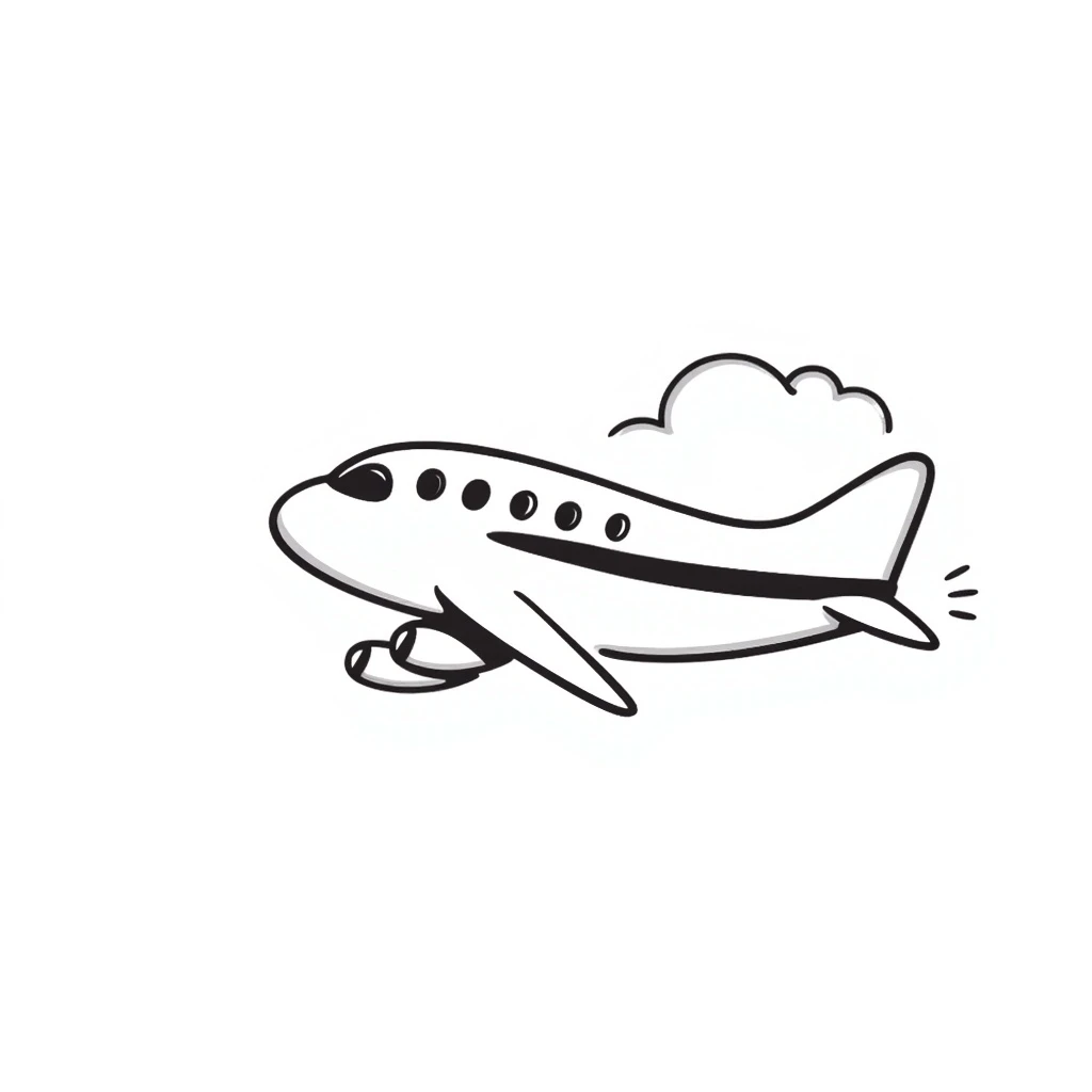 an airplane emoji