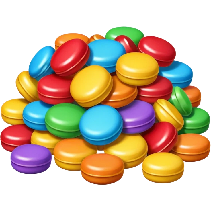 pile of assorted candies emoji