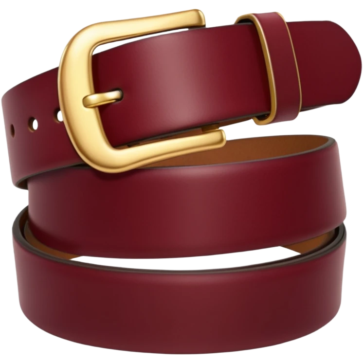 Burgundy belt emoji