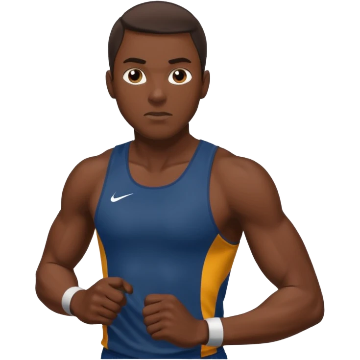 Track n field male athlete emoji