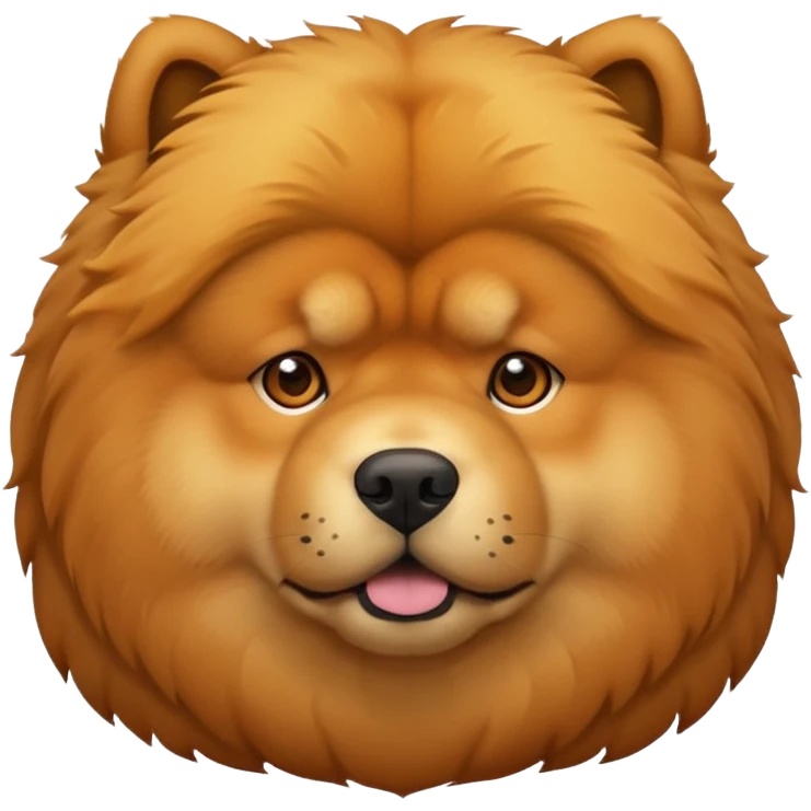 Chow chow dog emoji