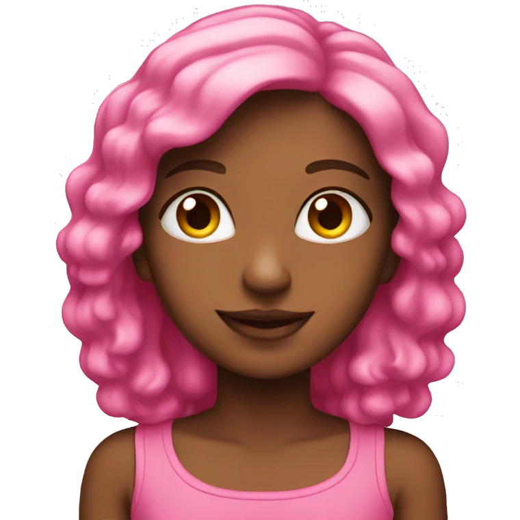 Pink  emoji
