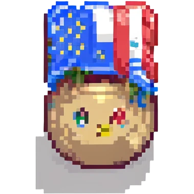 A flag with a simple design emoji