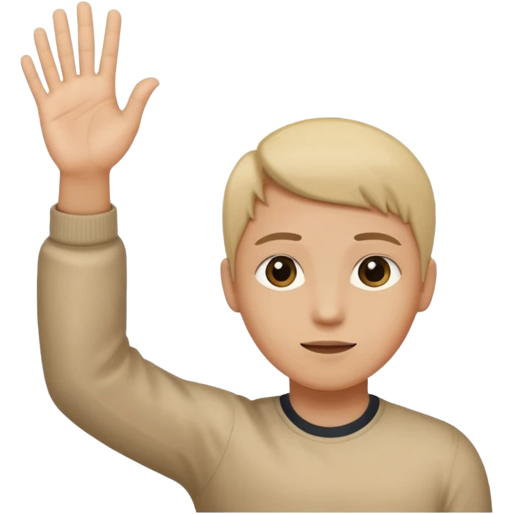 a person and a 6 on one hand and a 7 on the other emoji