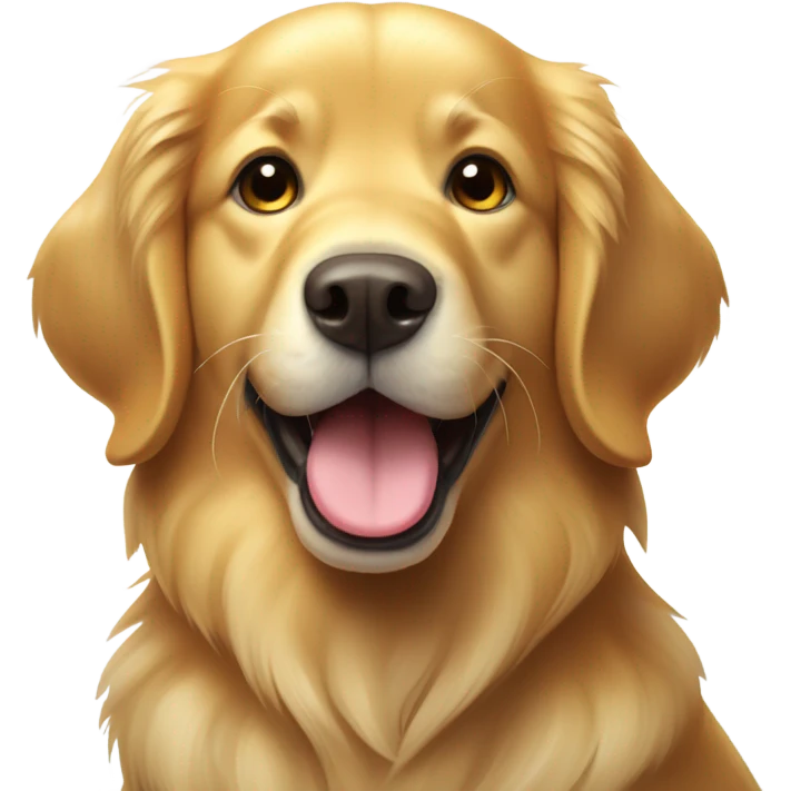 Golden retriever emoji