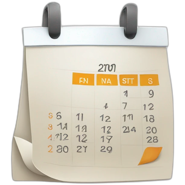 calendar-icon-with-0 emoji