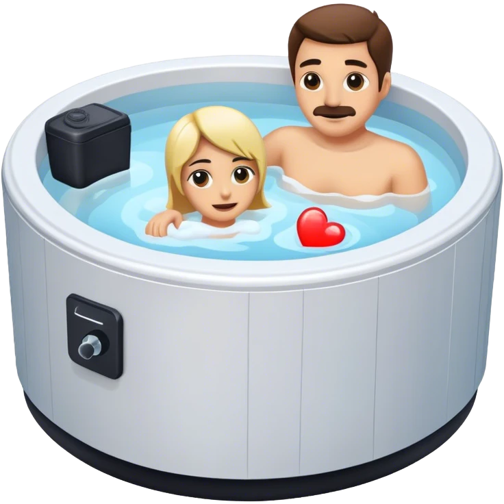 una bañera de hidromasaje emoji