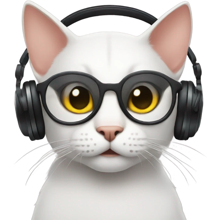 Cat DJ emoji